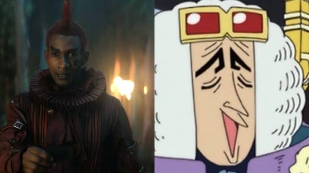 Imagem mostrando o Personagem Mr. 7 e quem interpretou ele no Netflix: One Piece Live Action