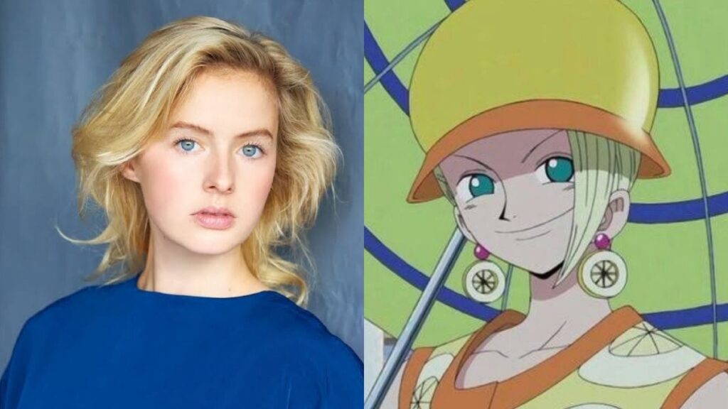 Imagem mostrando a Personagem Miss Valentine e quem irá interpretar ela no Netflix: One Piece Live Action