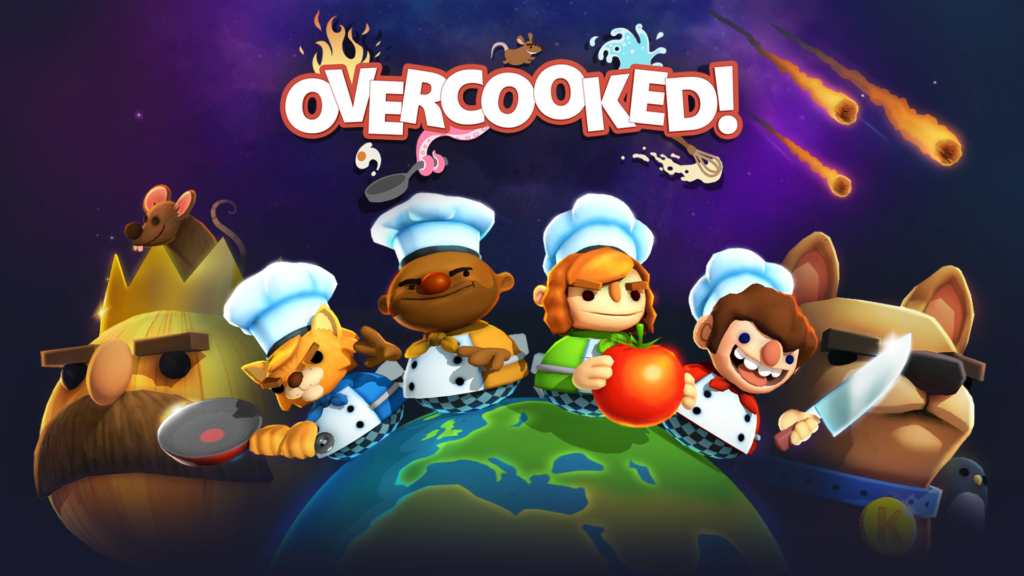 Jogos coop Local: Overcooked