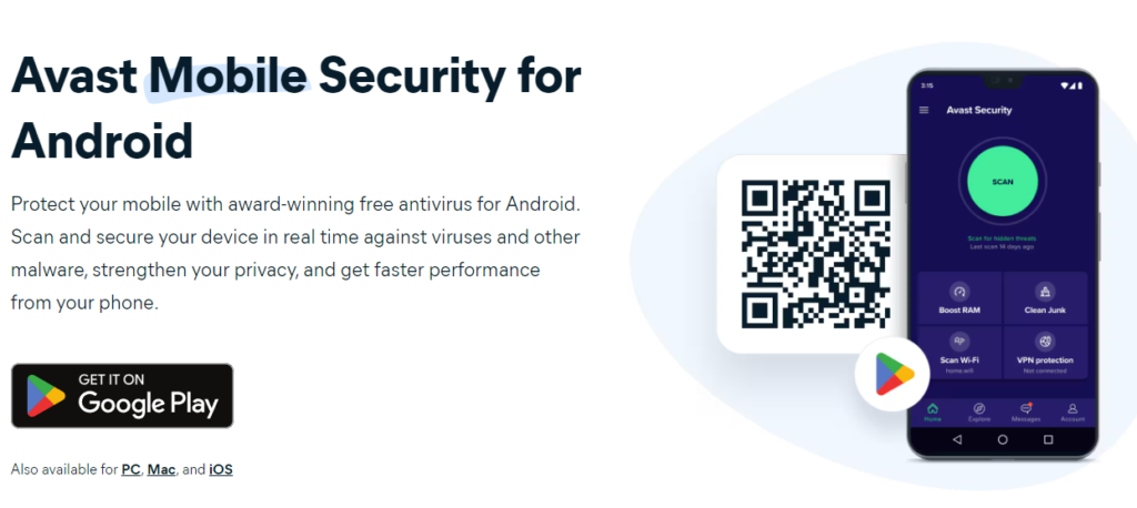 Aplicativos de segurança para celular: Avast