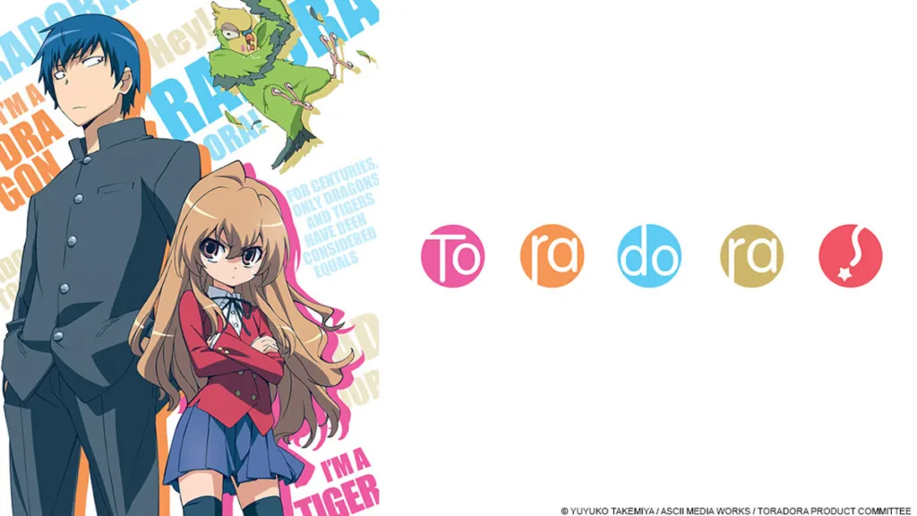 Animes de Romance Escolar: Toradora!