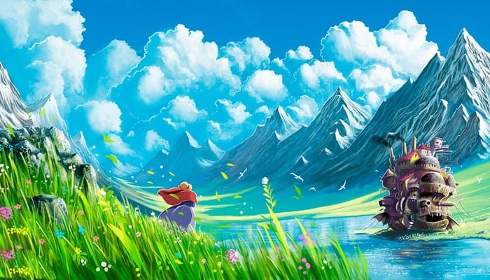 O Castelo Animado dirigido por Hayao Miyazaki - cena oficial