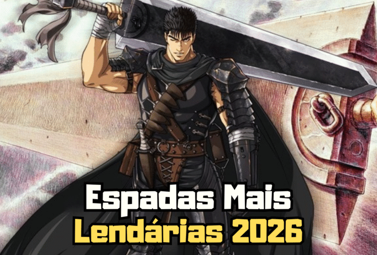 ⭐ TOP 5 Espadas Lendárias dos Animes e Games em 2026!