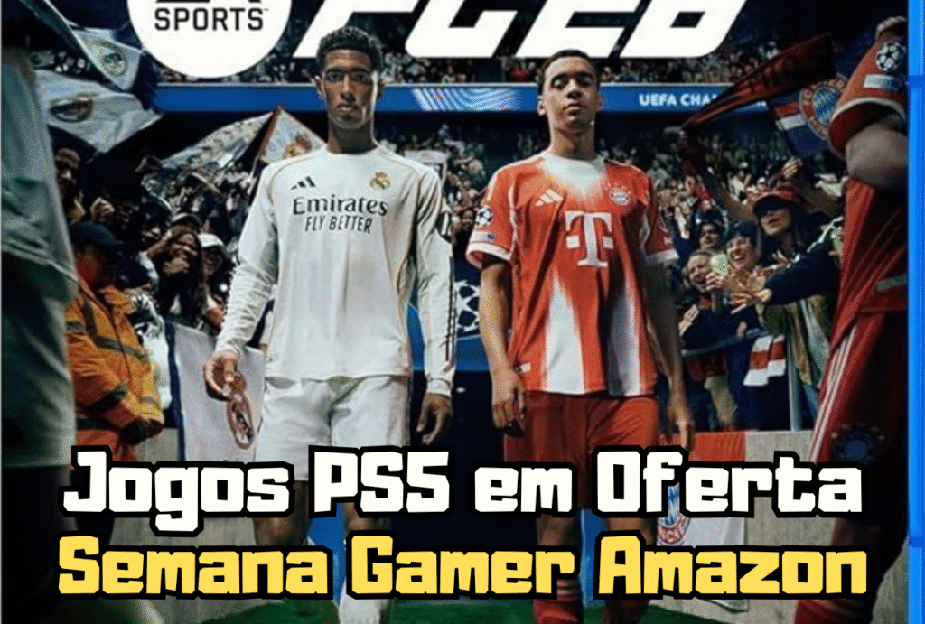 Capa Jogos PS5 em Oferta Semana Gamer Amazon 2026