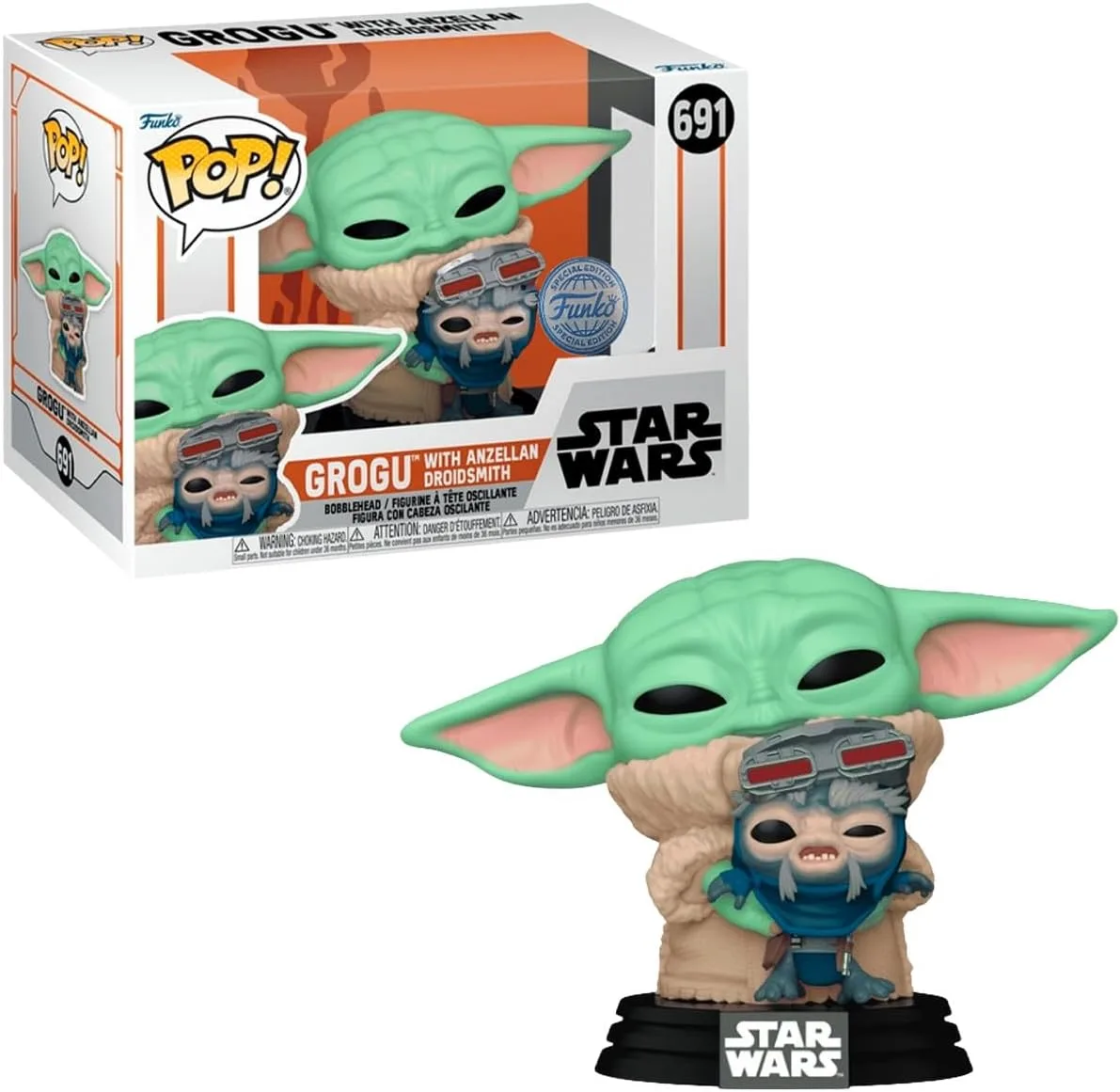 Funko Pop Grogu com Droidsmith - Mandalorian Star Wars Amazon Brasil