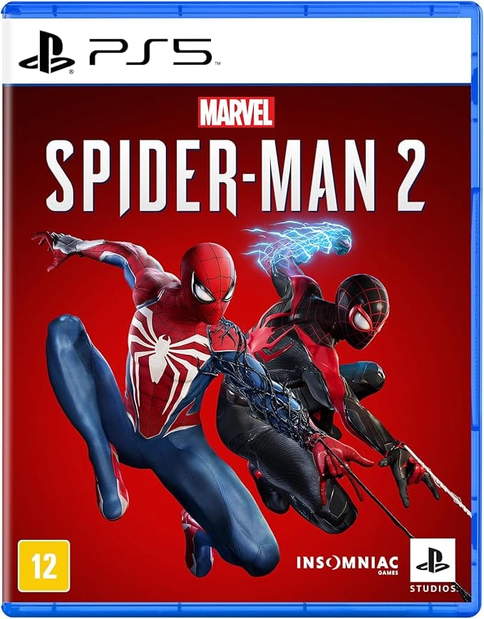 Marvel Spider-Man 2 PS5 capa Peter Miles Venom