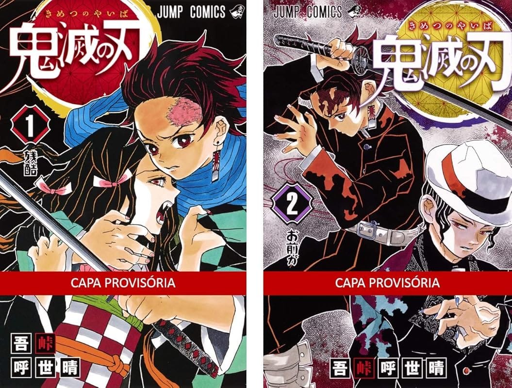 Mangá Demon Slayer Kit Vol 1 e 2 Panini