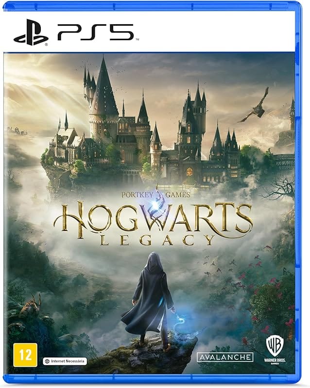 jogos de ps5 em oferta semana gamer amazon - Hogwarts Legacy capa Hogwarts castelo