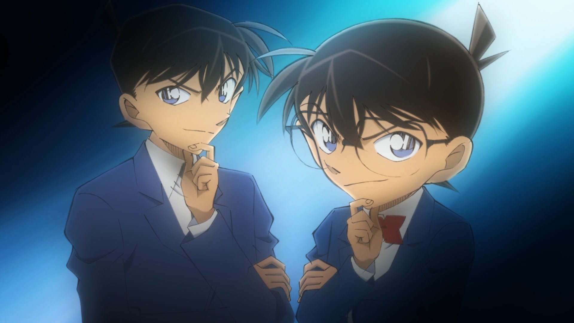 Detetive Conan investigando crime