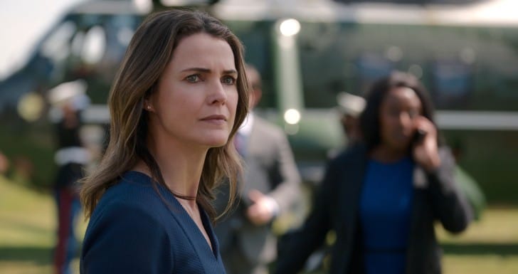 séries de espionagem - Keri Russell em O Diplomata