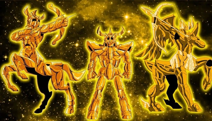 Armadura Dourada de Sagitário Aiolos Saint Seiya