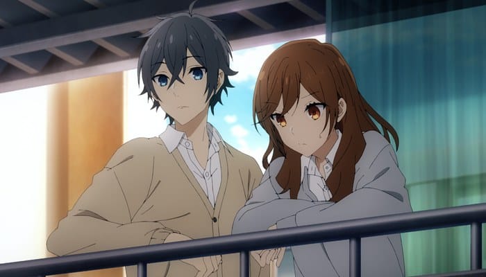 animes de romance pra se apaixonar - Horimiya Hori e Miyamura