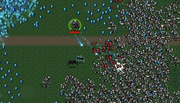 Vampire Survivors jogos indie para celular — sobrevivência contra hordas