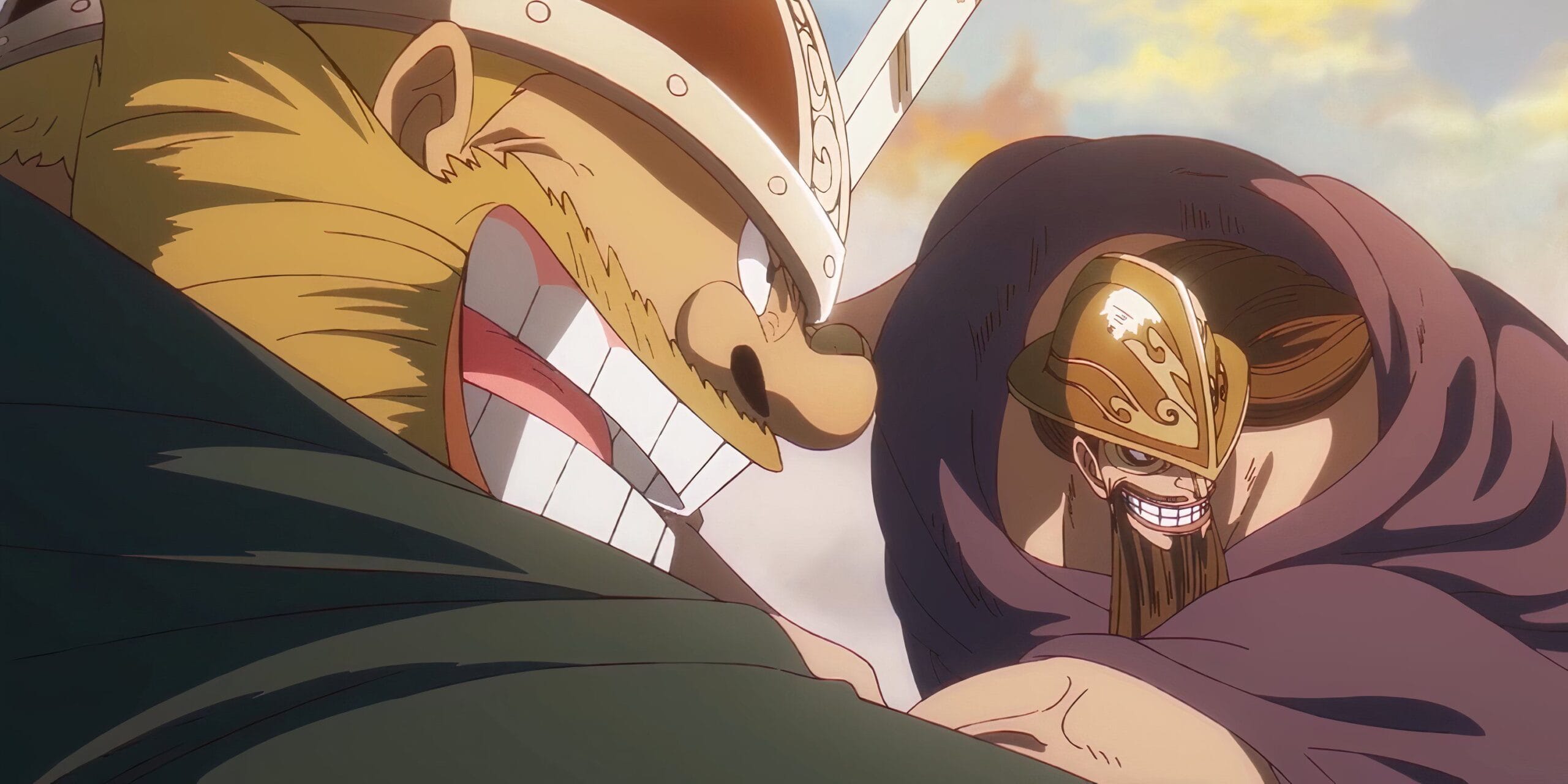 Usopp em Elbaph realizando sonho de criança em One Piece