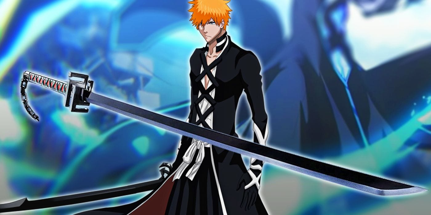 espadas lendárias dos animes - Tensa Zangetsu de Ichigo em Bleach