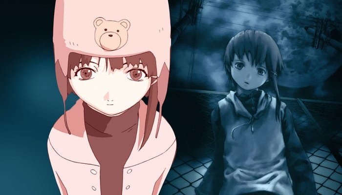 animes de terror psicológico - Lain Iwakura em Serial Experiments Lain (1998)