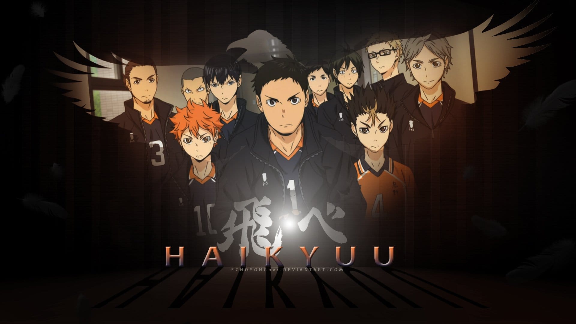 capa Haikyuu vôlei Karasuno Shoyo Hinata