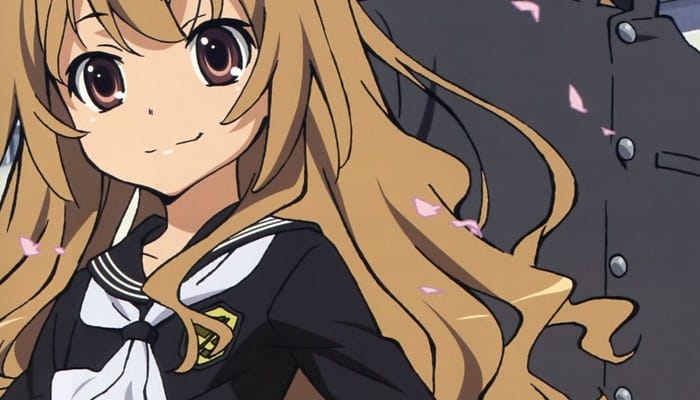 animes de romance pra se apaixonar - Toradora casal protagonista