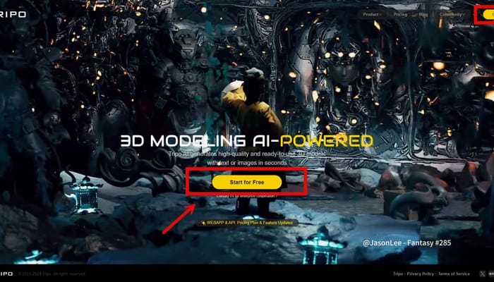 IAs para criar personagens 3D - Tripo AI topologia limpa