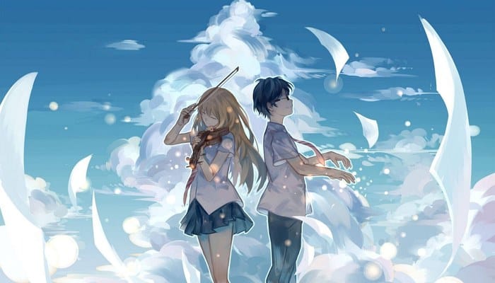 Your Lie in April Kousei e Kaori violinista