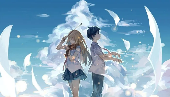 Your Lie in April Kousei e Kaori violinista