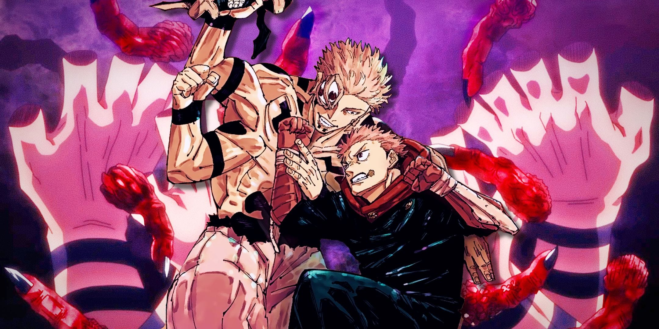animes para quem amou Demon Slayer - Yuji enfrentando Sukuna em Jujutsu Kaisen
