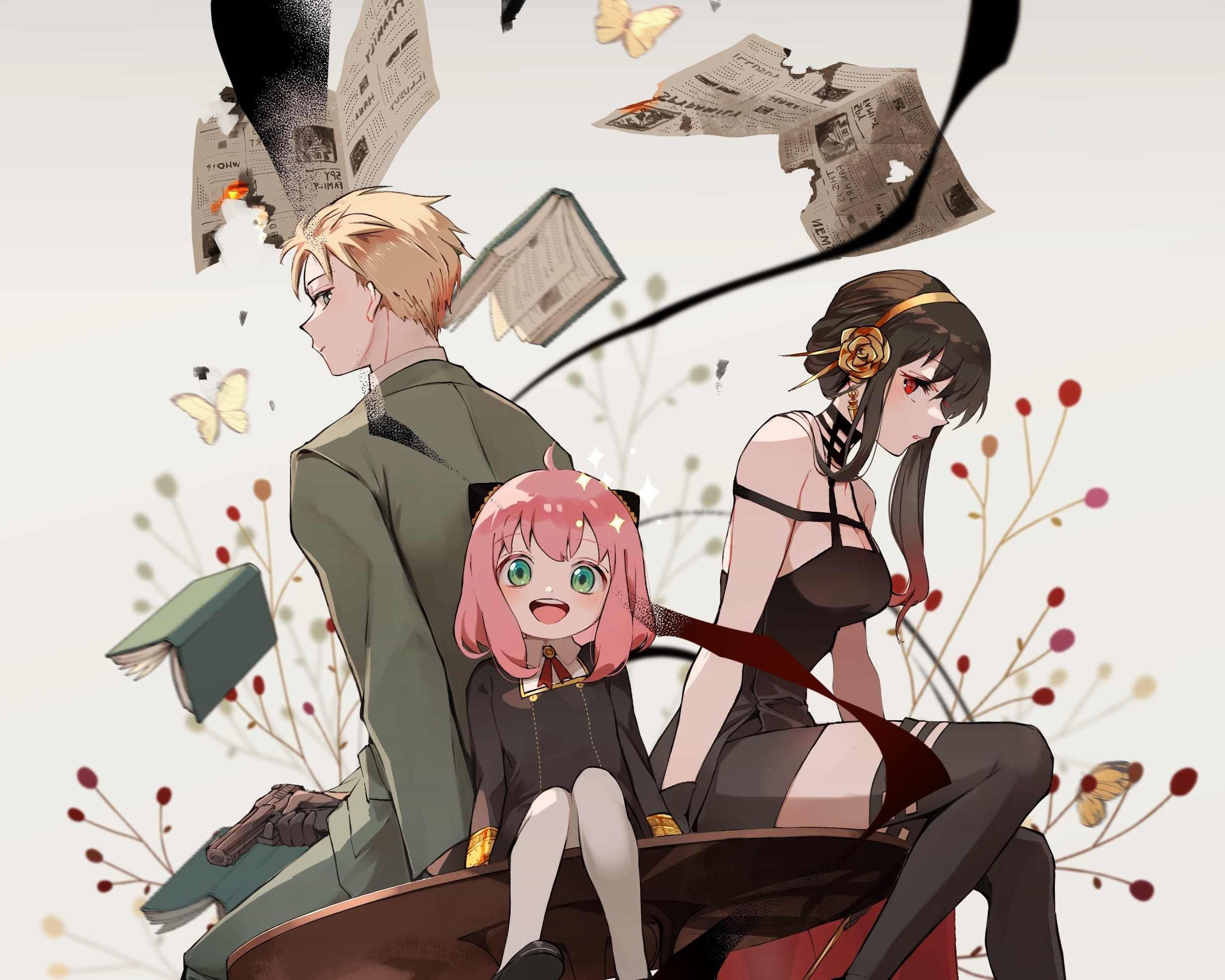 animes slice of life acolhedores - Família Forger em Spy x Family