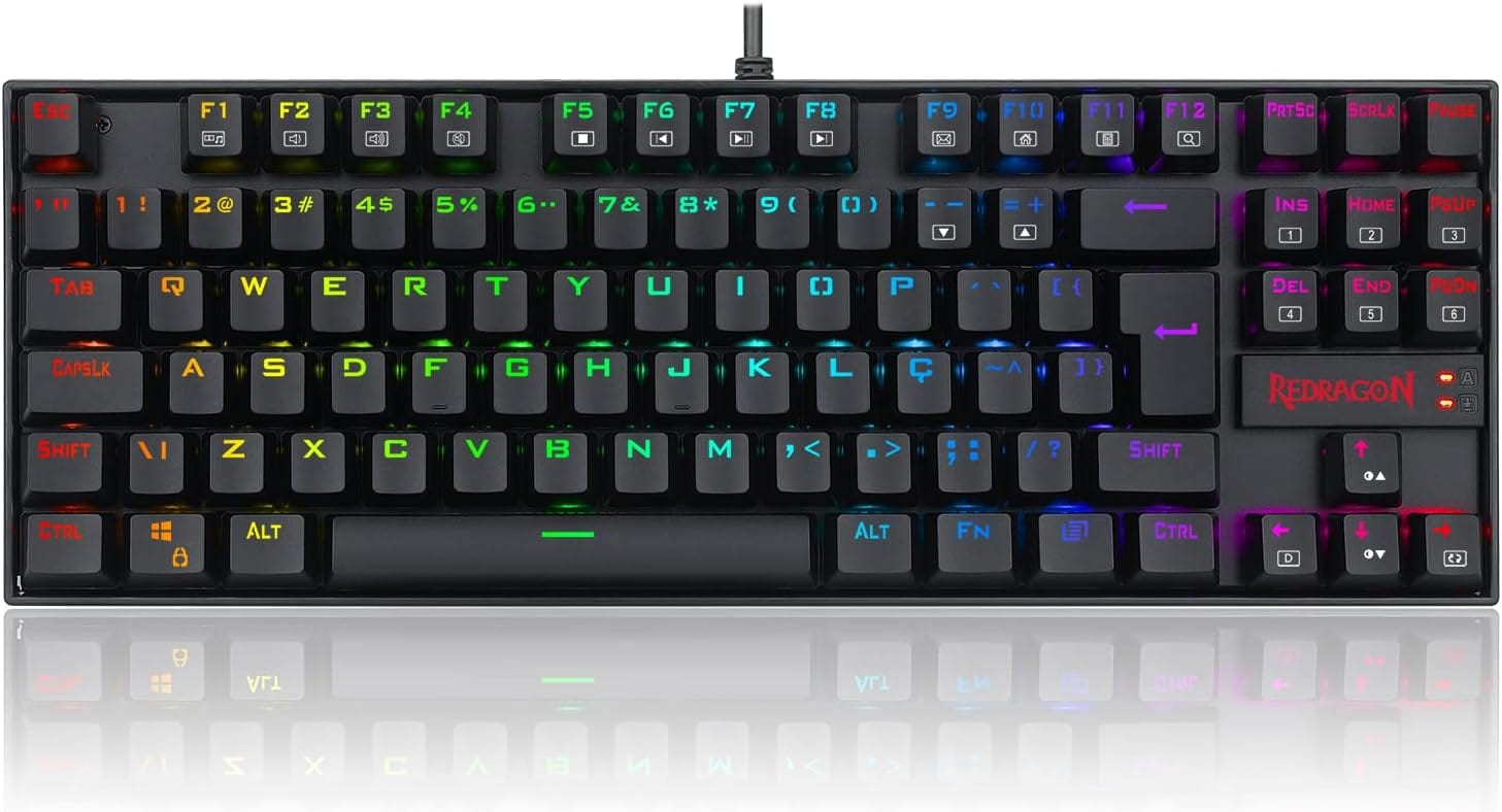 ideias de presente para namorado gamer - Teclado Mecânico Redragon