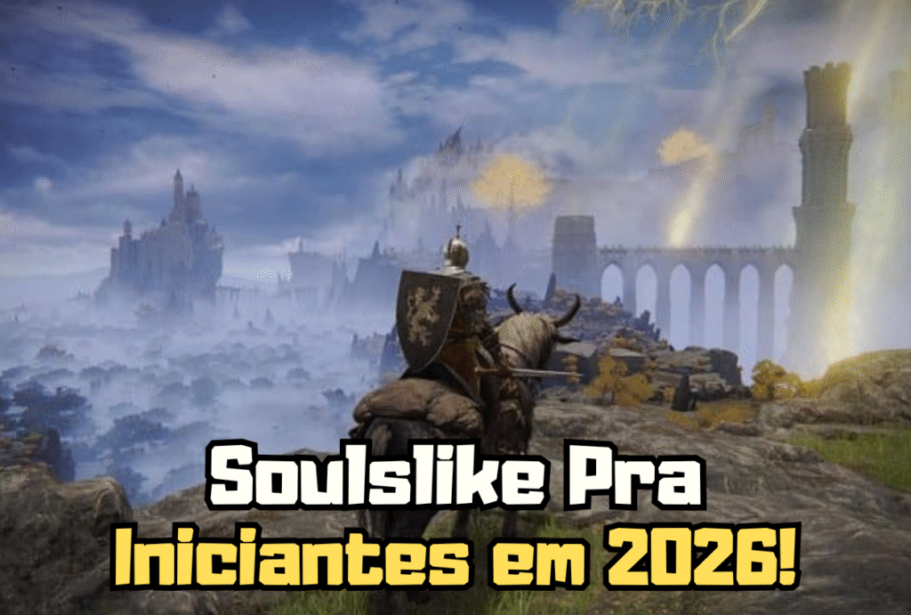 Capa Top 5 Geeked - Soulslike Iniciantes com Elden Ring