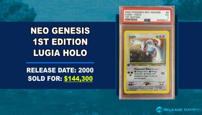 carta de pokemon mais cara do mundo - Lugia Neo Genesis 1a edição
