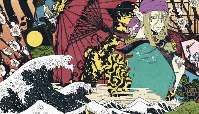 Vendedor de Remédios em Mononoke 2007 enfrentando yokai