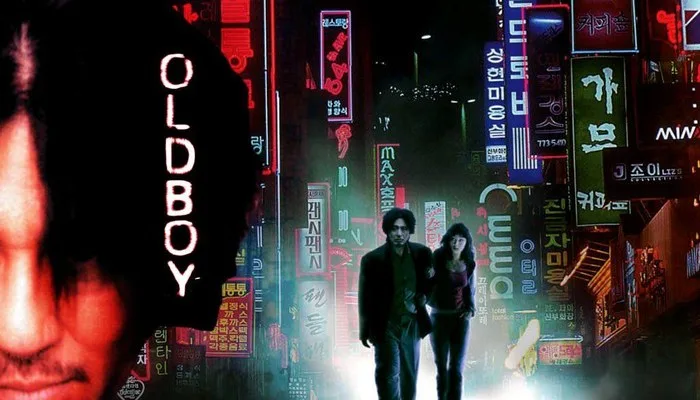 Oh Dae-su em Oldboy filme coreano com martelo