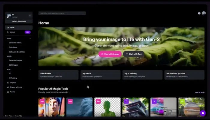 ias para editar videos profissionais - Runway ML Gen 3