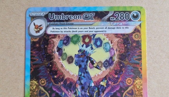 carta de pokemon mais cara do mundo - Umbreon ex Evoluções Prismáticas 2025