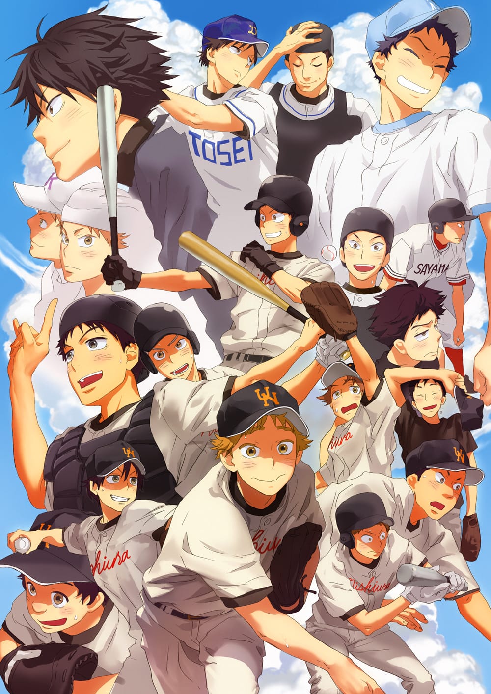 animes de beisebol - Ookiku Furikabutte