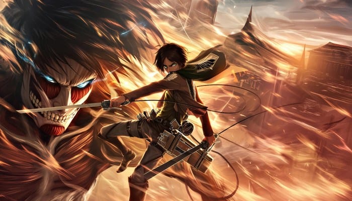 Eren Yeager em Attack on Titan