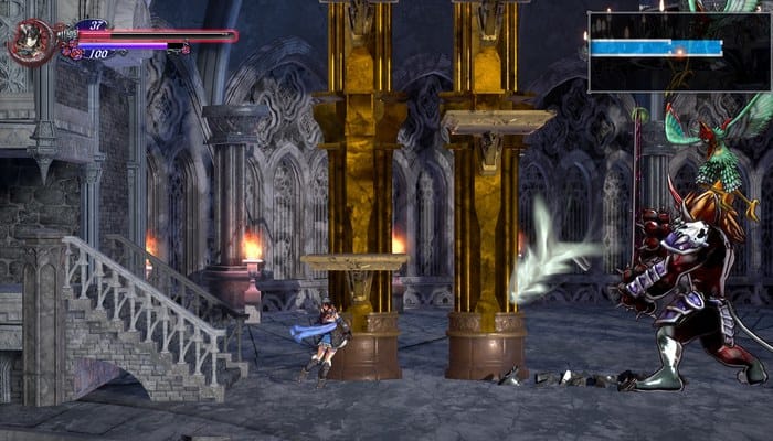jogos metroidvania hollow knight - Miriam em Bloodstained Ritual of the Night