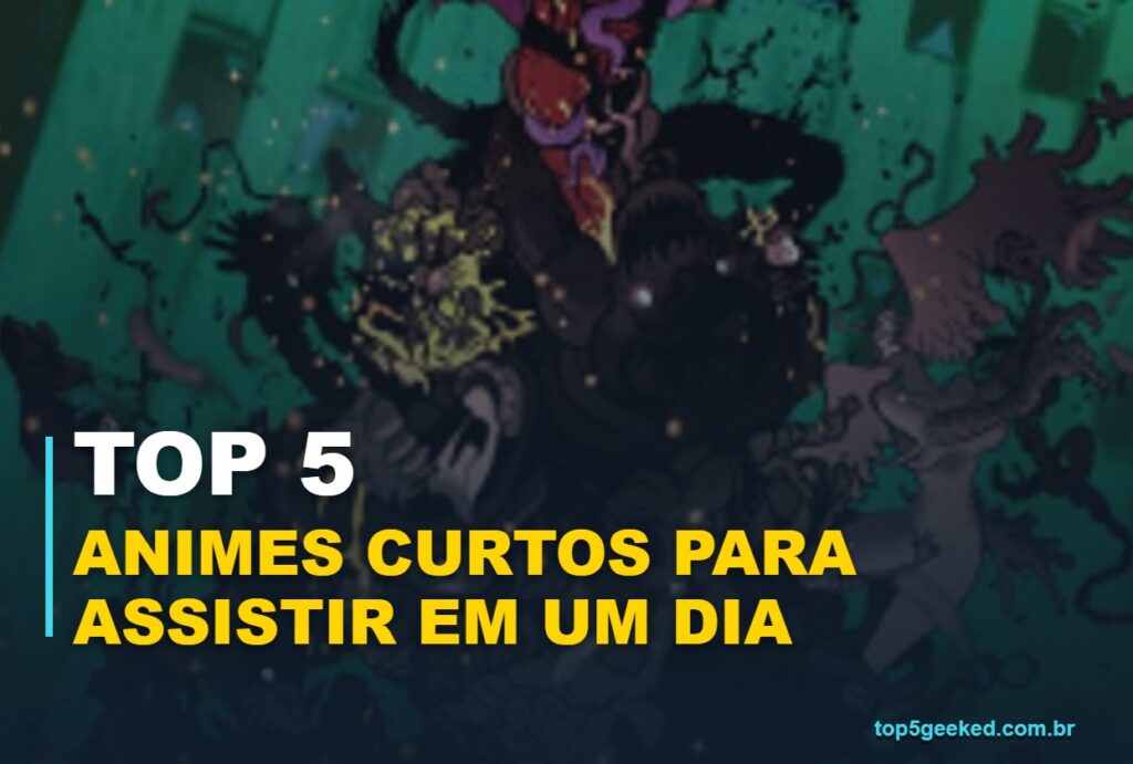 Capa Top 5 Geeked Animes Curtos Para Assistir em Um Dia