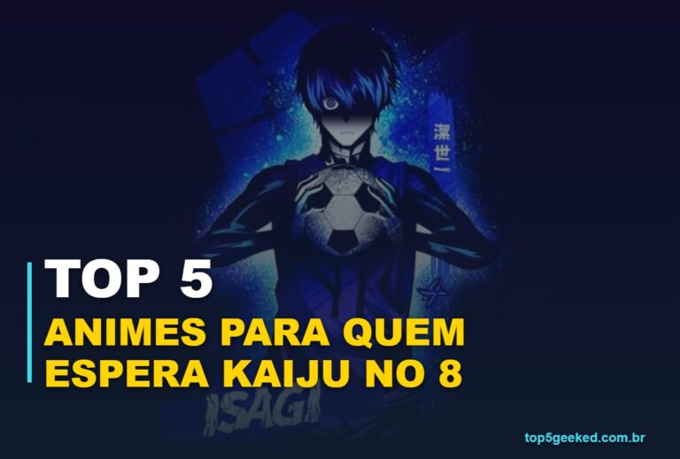 ⭐ TOP 5 Animes Para Quem Espera Kaiju No. 8 Temporada 2!