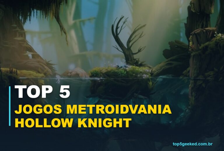 ⭐ TOP 5 Jogos Metroidvania Para Fãs de Hollow Knight em 2026!