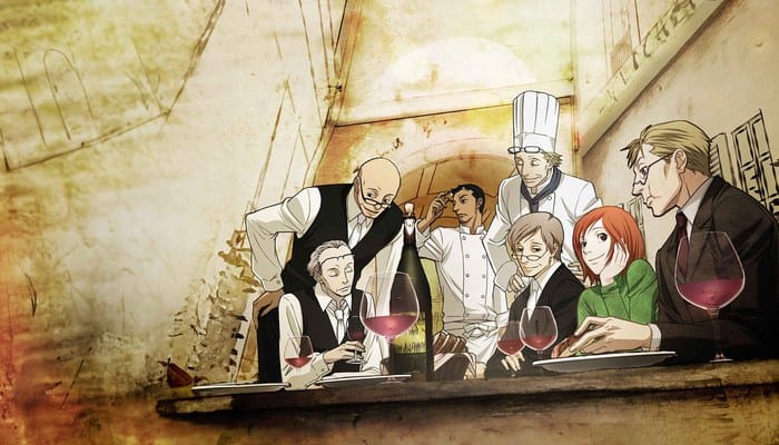 animes de culinária aconchegantes Ristorante Paradiso