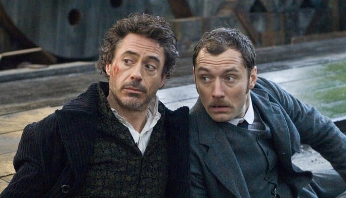 filmes de investigação enola holmes - Robert Downey Jr como Sherlock Holmes