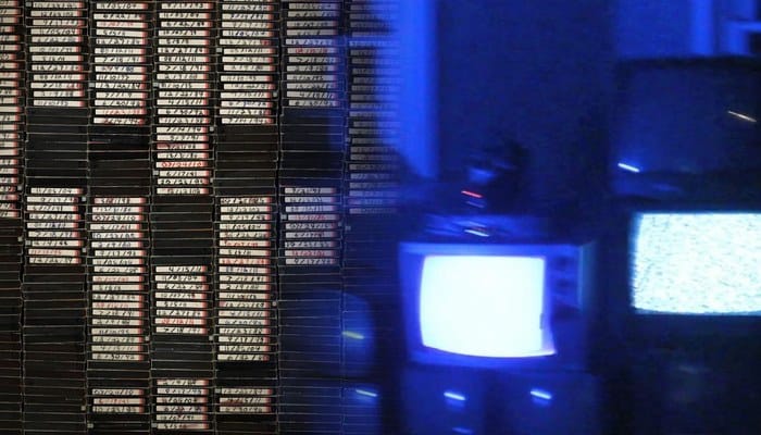 filmes de terror analógico VHS