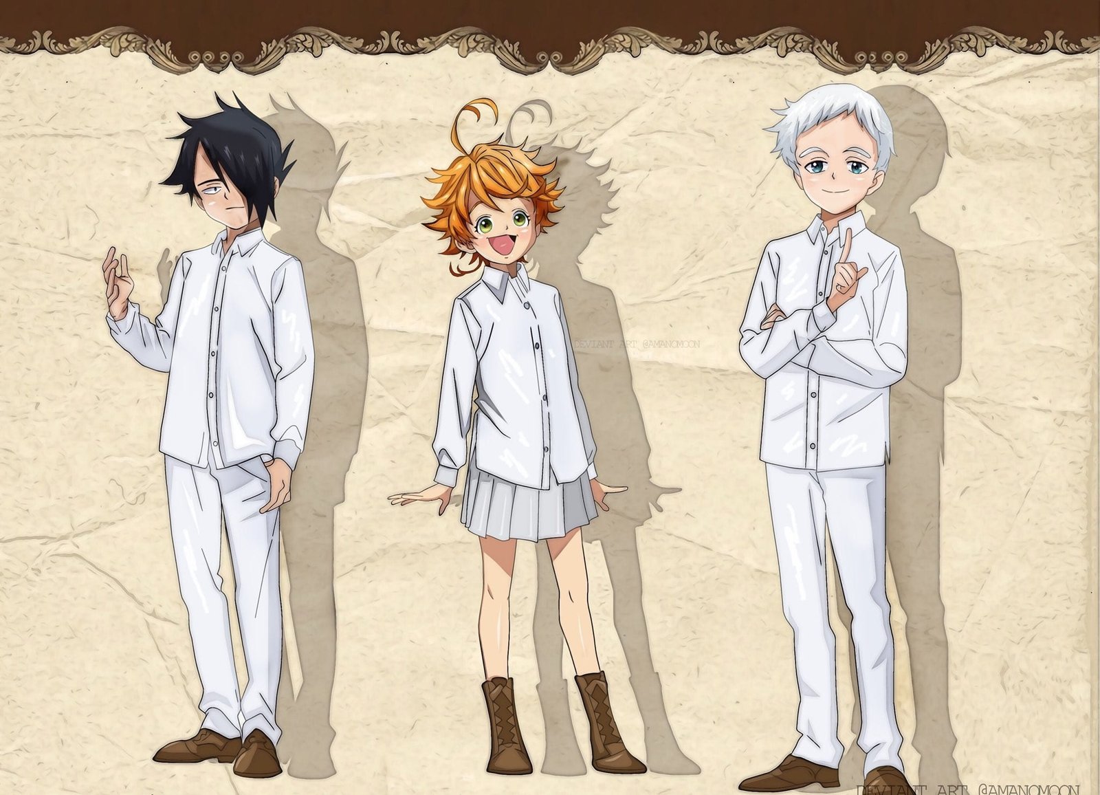 animes curtos de suspense - The Promised Neverland