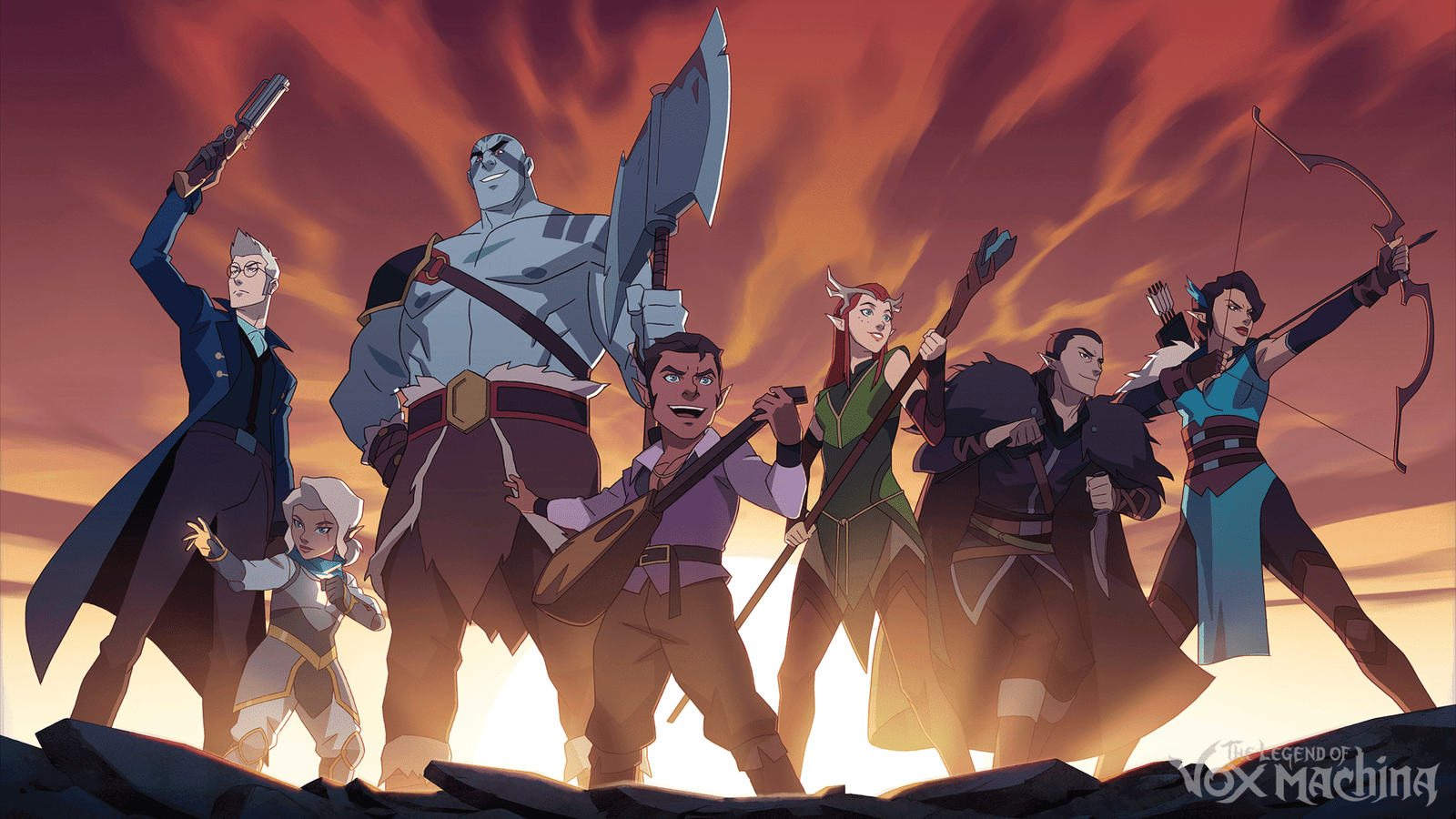 séries animadas adultas para fãs de Arcane - Vox Machina Prime