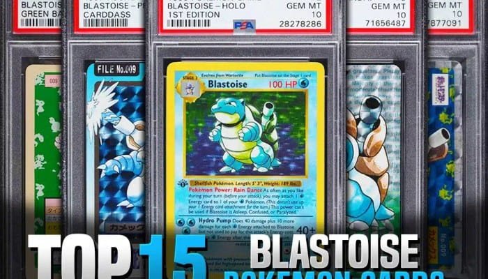 cartas pokémon antigas - Blastoise Holo Primeira Edição