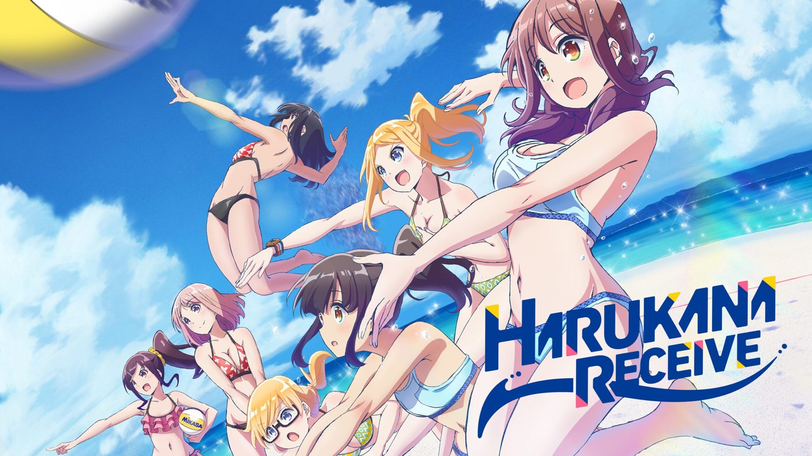 animes de vôlei de praia - Harukana Receive em Okinawa