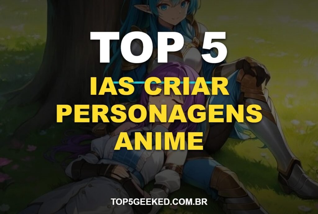 TOP 5 IAS CRIAR PERSONAGENS ANIME