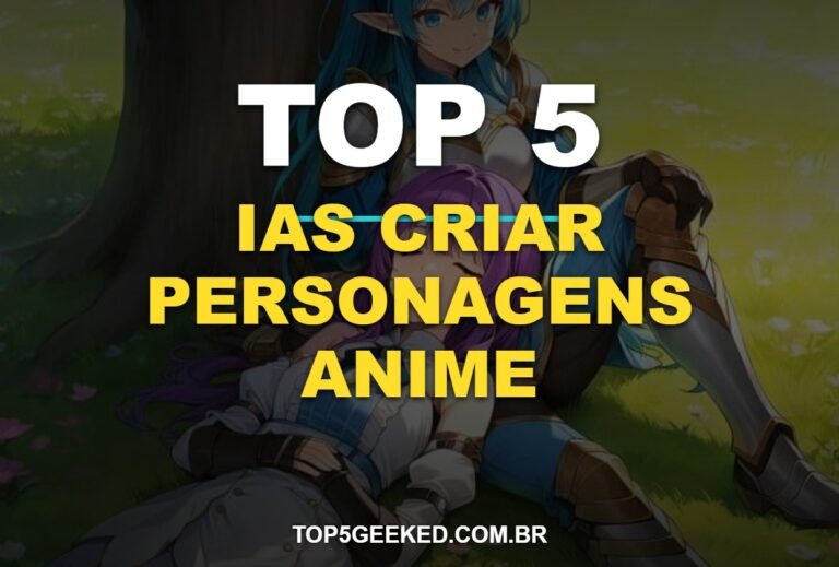 ⭐ TOP 5 IAs Para Criar Personagens de Anime Grátis em 2026!