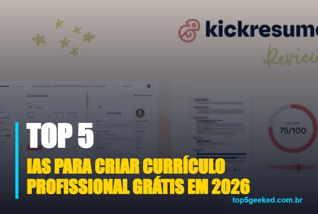 Capa oficial - IAs Para Criar Currículo Profissional Grátis em 2026